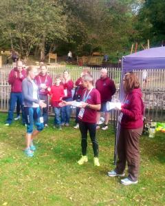 Receiving my award for 3rd lady