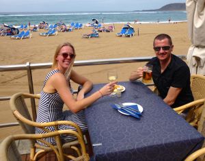 Not a checkpoint unfortunately, but some tasty fried calamari pre race