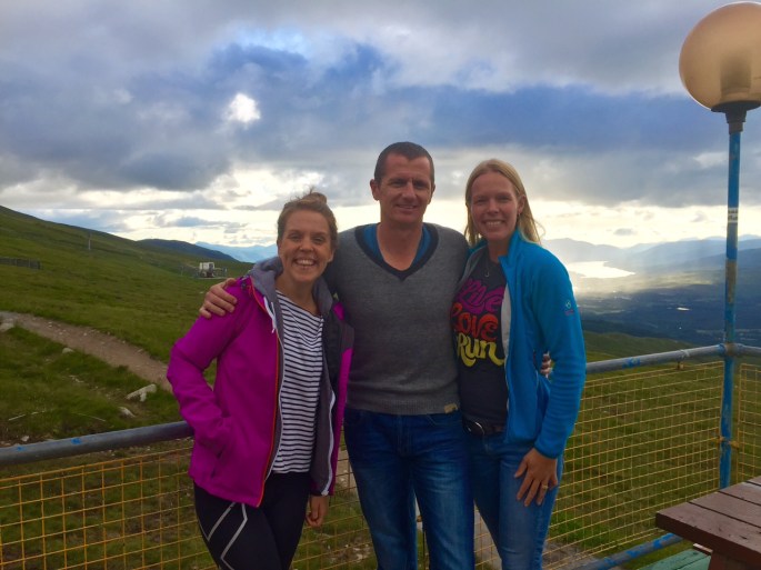 Up on Ben Nevis for the pasta party