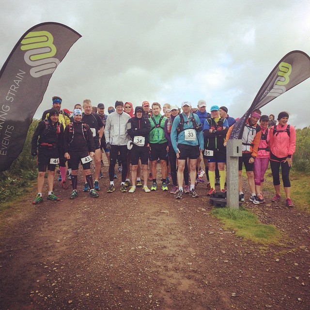 Start line - don't we all look warm & cosy?!