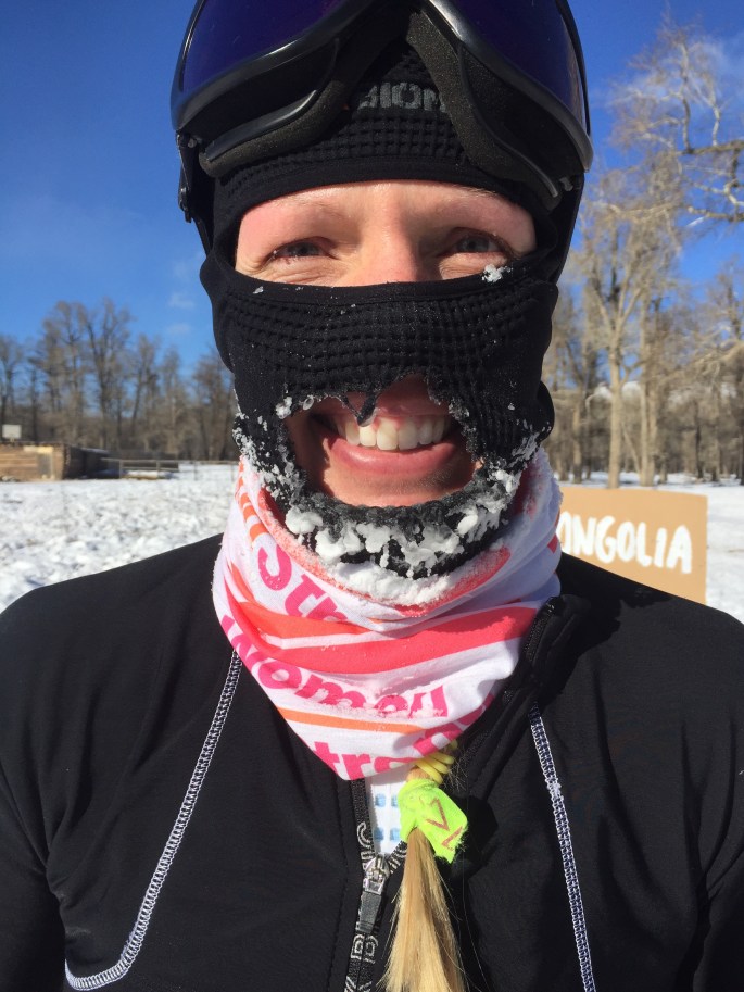 Frozen face post marathon