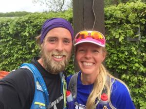 Ben & Lucja after Edinburgh Marathon #273
