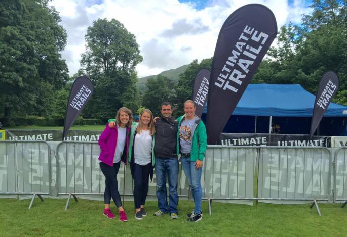 Rhianon, Marina, Mahmut & I at registration