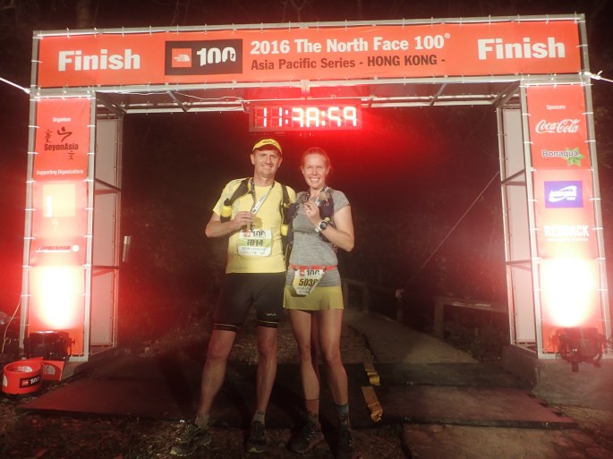 Smiling faces at the finish line